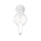 Z-Lite Contour 1 Light Wall Sconce, White & Gloss White 801-1S-WH - alternate 7